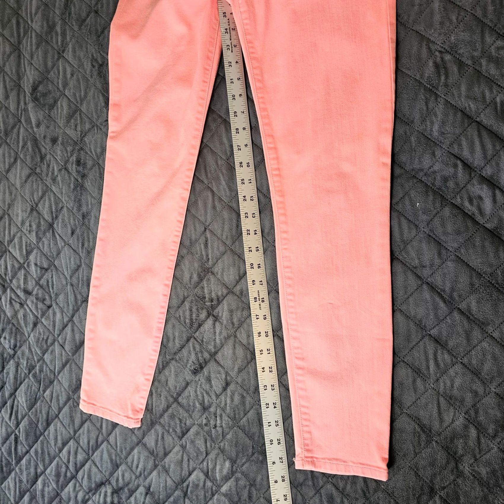 Gap GAP Denim Jeans Women's Size 26 Skinny Mid Rise Pink Stretch Denim Pants Regular Inseam 27 in Womens Size 26" / US 2 / IT 38 - 6 Thumbnail
