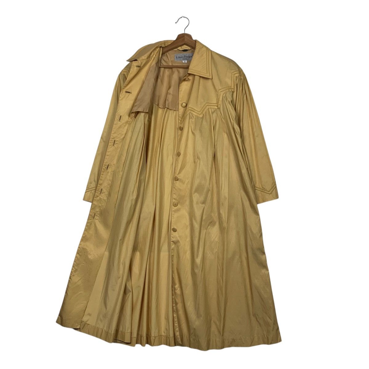 Louis Feraud 90’s LOUIS FERAUD Light Overcoat Jacket #2351-C105 Size L / US 10 / IT 46 - 10 Thumbnail