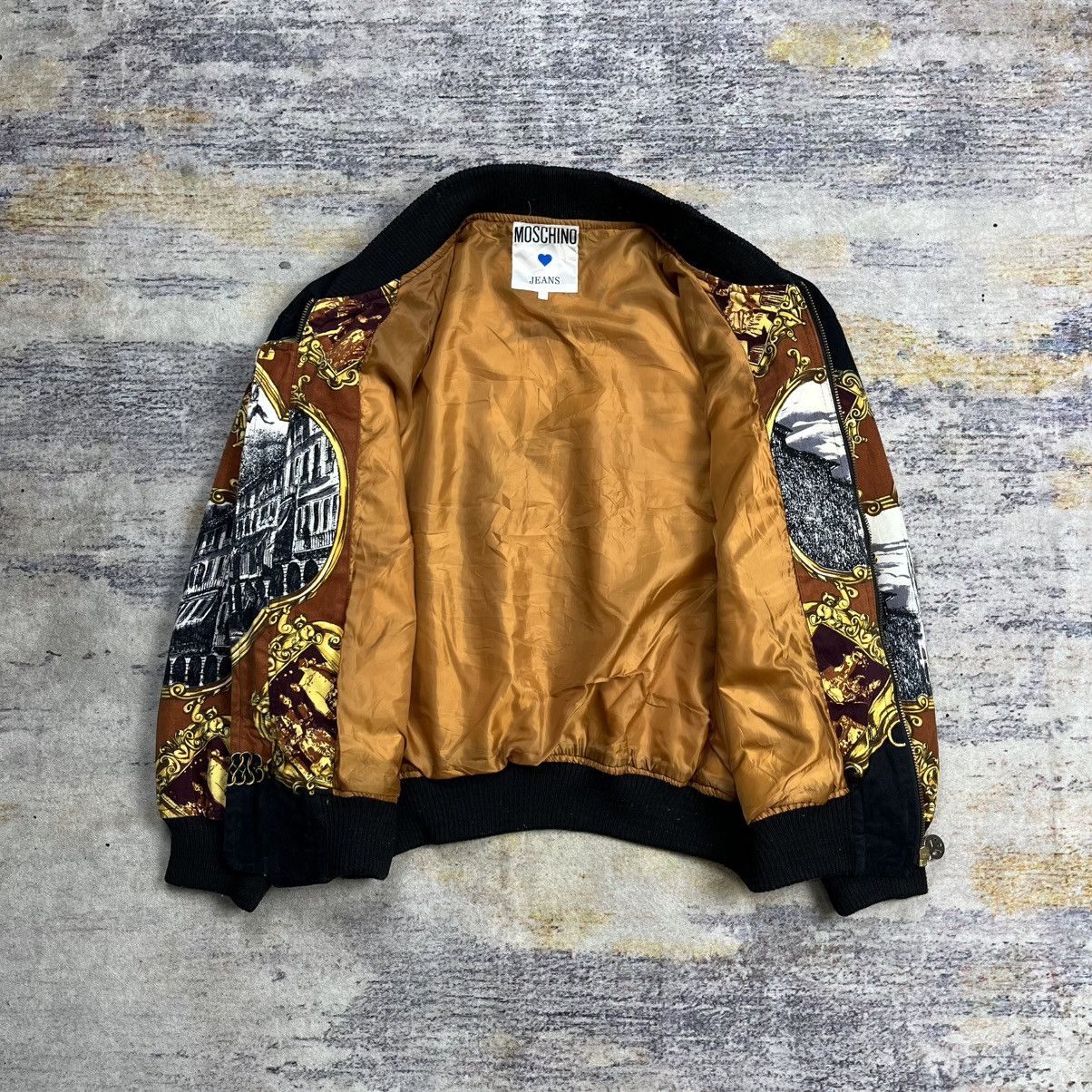 Moschino Vintage Moschino baroque cathedral print bomber jacket Size M / US 6-8 / IT 42-44 - 8 Thumbnail