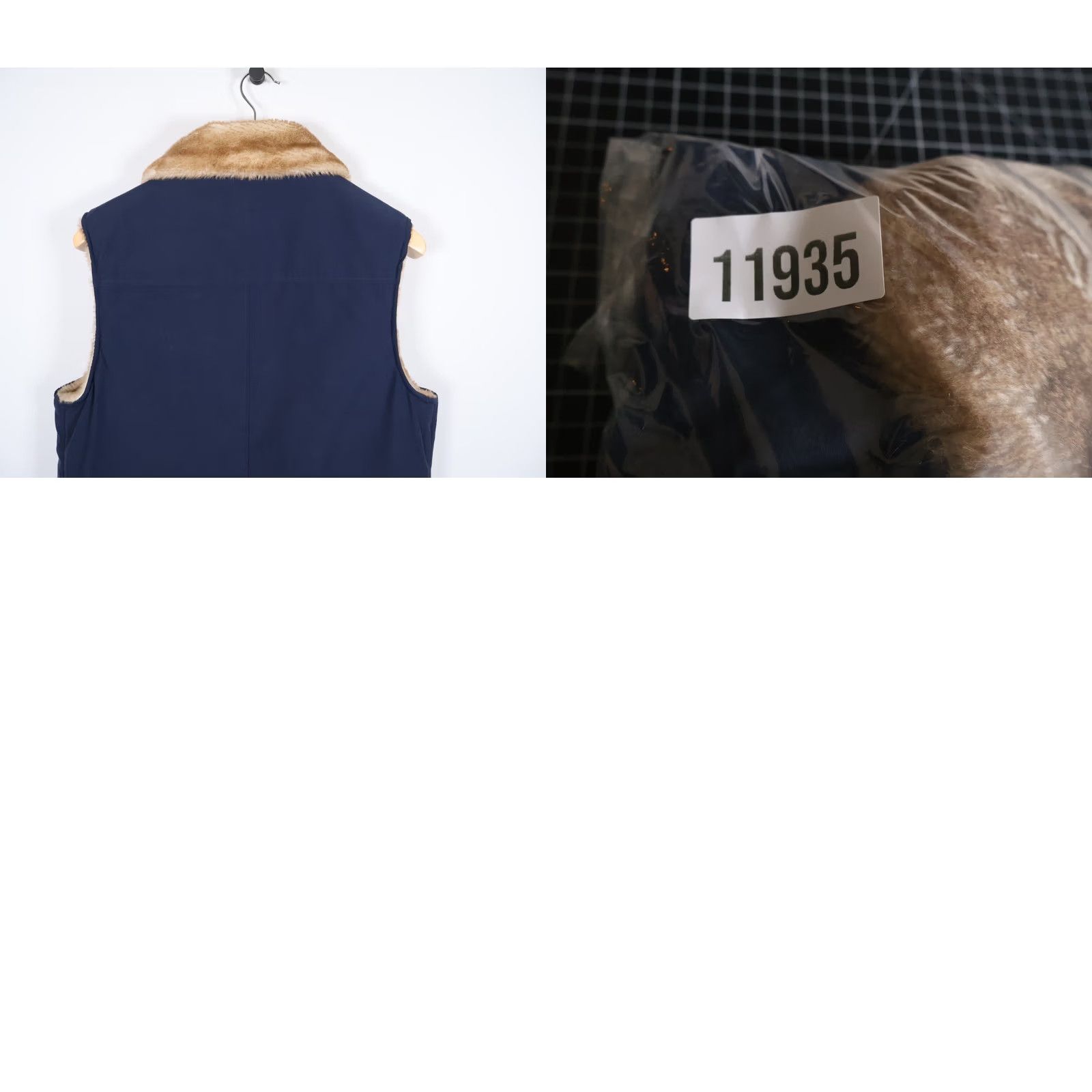Schott VINTAGE Schott NYC Vest Men’s Large Dark Blue Faux Fur Lined Snap Button VTG Shirt Category: Vest Ladies? Size US L / EU 52-54 / 3 - 9 Thumbnail