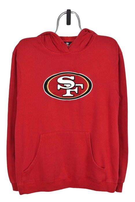 NFL Vintage San Francisco 49ers hoodie (L), red NFL sweatshirt