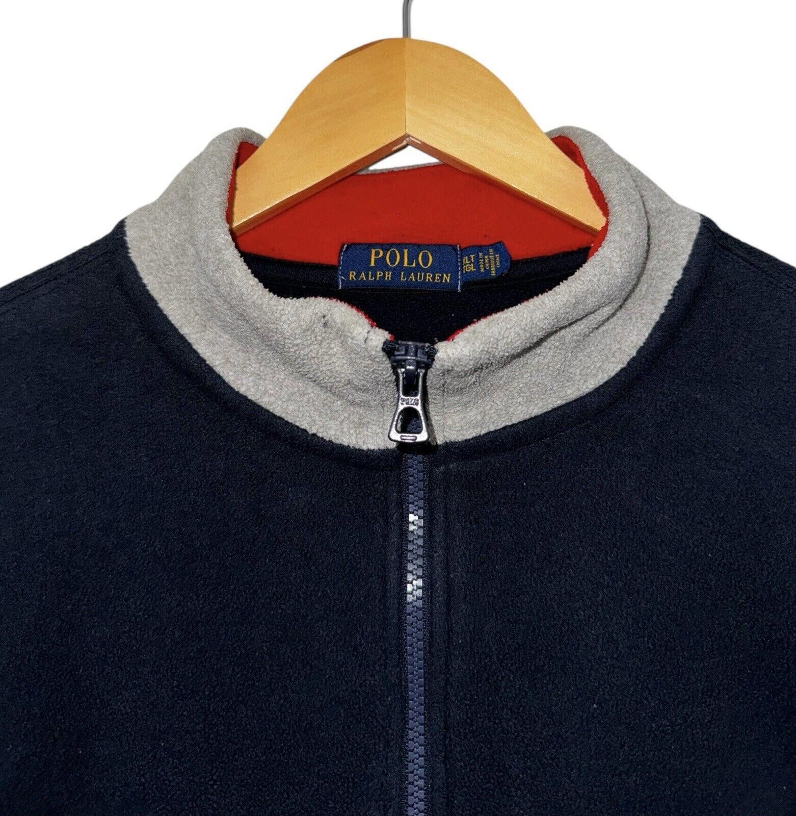 Polo Ralph Lauren Polo Ralph Lauren Pullover Fleece Hoodie USA Flag Patch XLT Size US 36 / EU 52 - 2 Thumbnail
