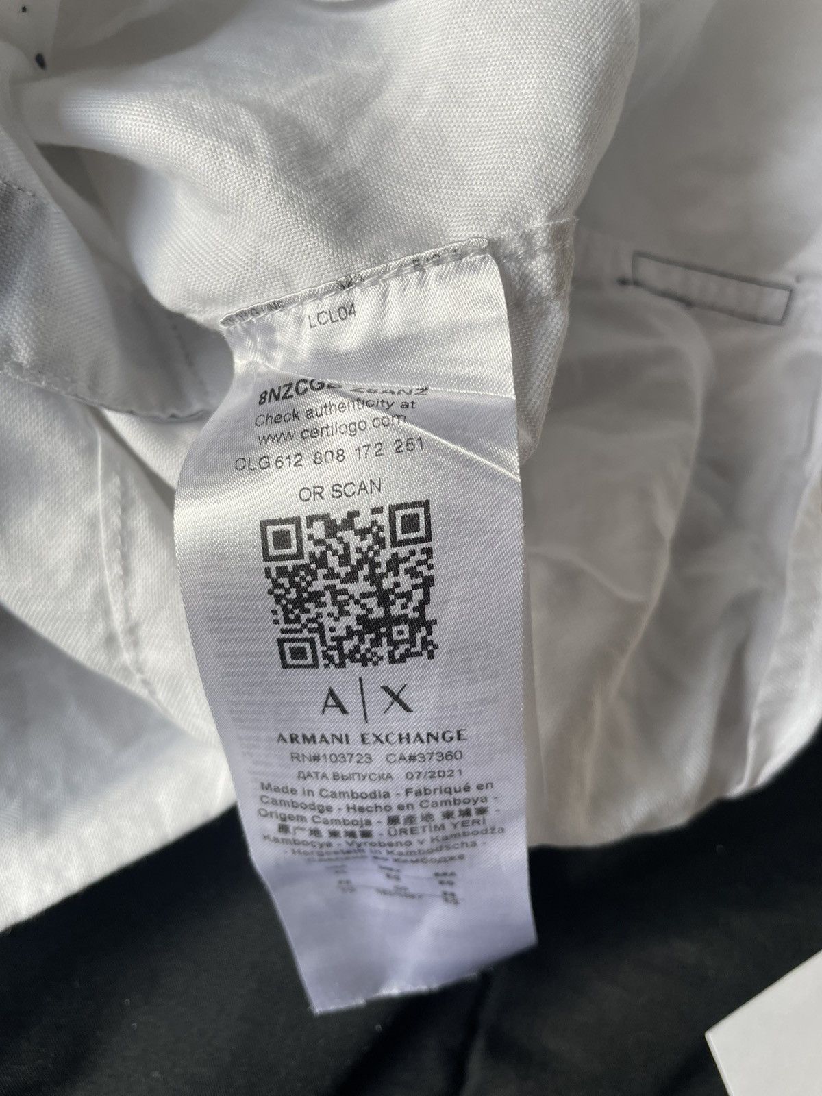 Armani Exchange White Armani Exchange Button Up Size US XL / EU 56 / 4 - 4 Thumbnail