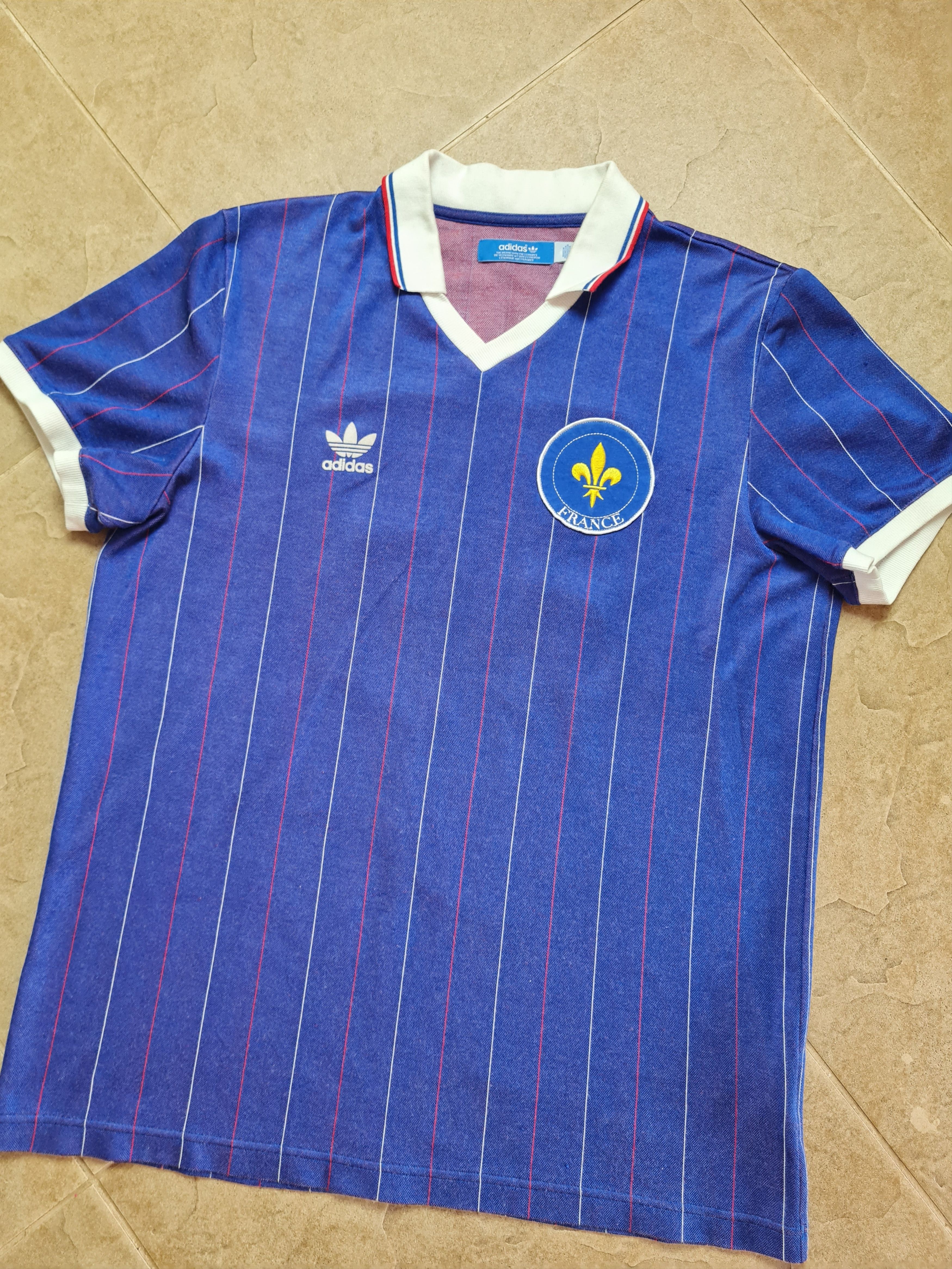 Adidas Vintage Retro Soccer Jersey France Football Shirt Adidas #10 Size US L / EU 52-54 / 3 - 3 Thumbnail