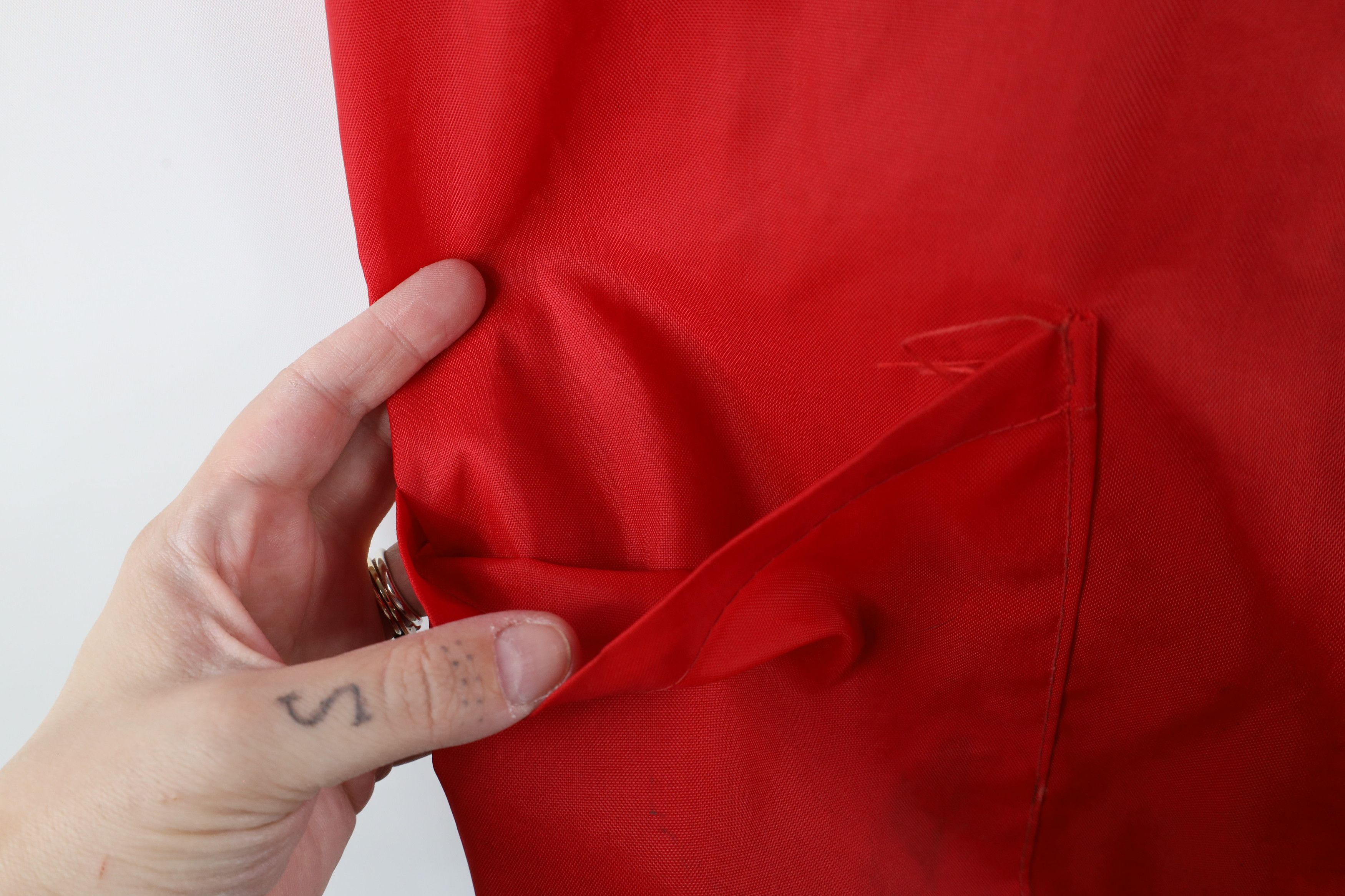 Vintage Vintage 70s Streetwear Coaches Windbreaker Jacket Red Size US XL / EU 56 / 4 - 7 Thumbnail