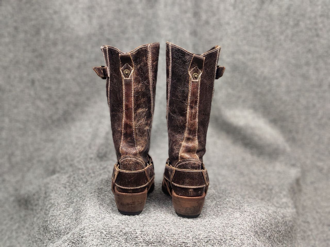 Sancho Boots Vintage Sancho Boots Barbados Textured embroidered leather Size US 6 / IT 36 - 8 Thumbnail
