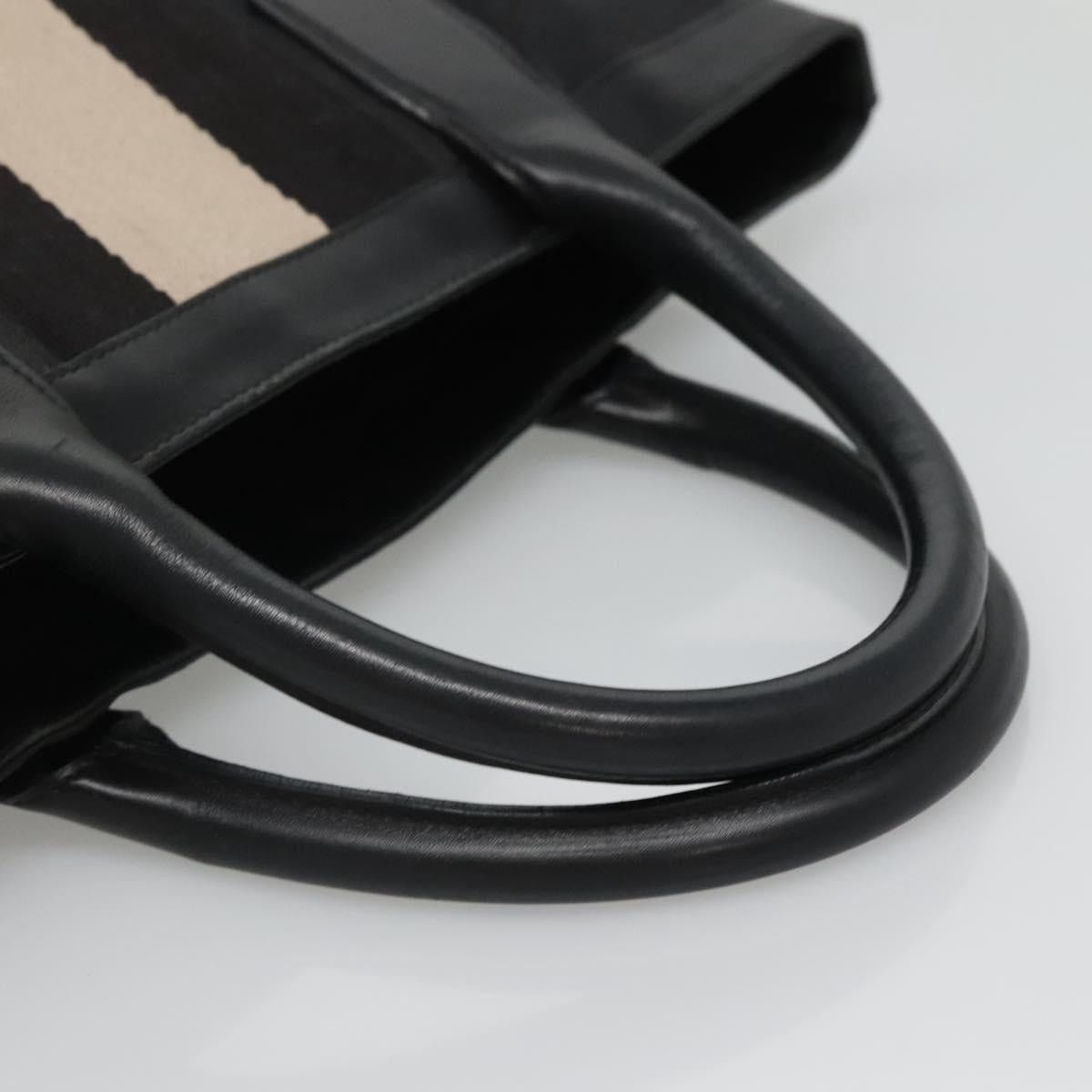 Gucci GUCCI GG Canvas Sherry Line Hand Bag Black Silver 002 002 Size ONE SIZE - 7 Thumbnail