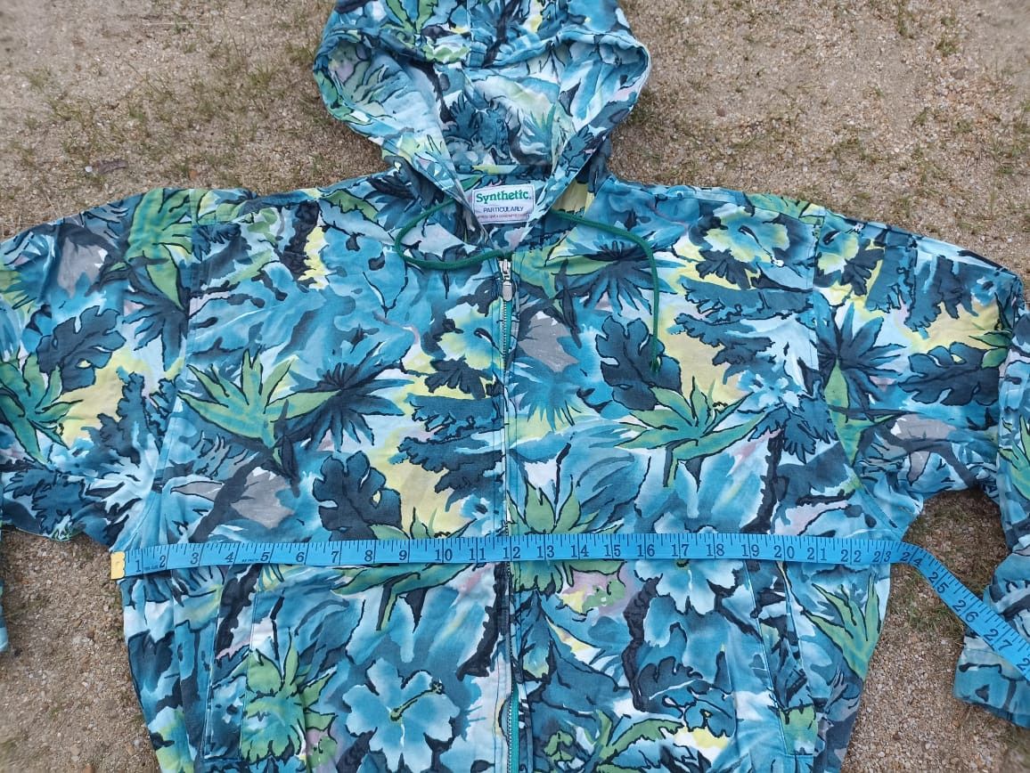 Japanese Brand × Vintage Zipper hoodie Full flower tye Die design Size L / US 10 / IT 46 - 12 Thumbnail