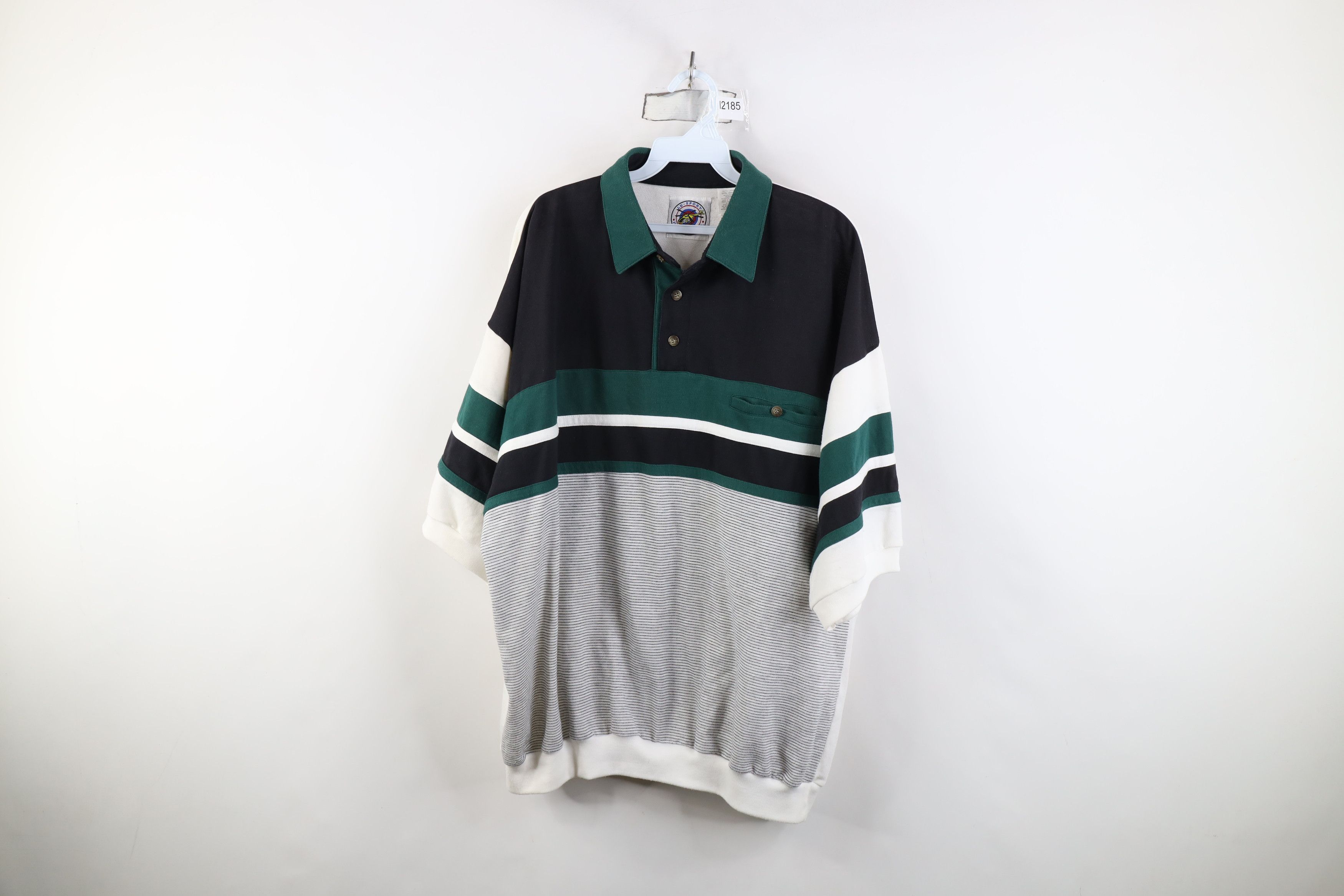 Vintage Vintage 90s Streetwear Collared Pullover Polo Shirt Mob Size US XL / EU 56 / 4 - 1 Thumbnail