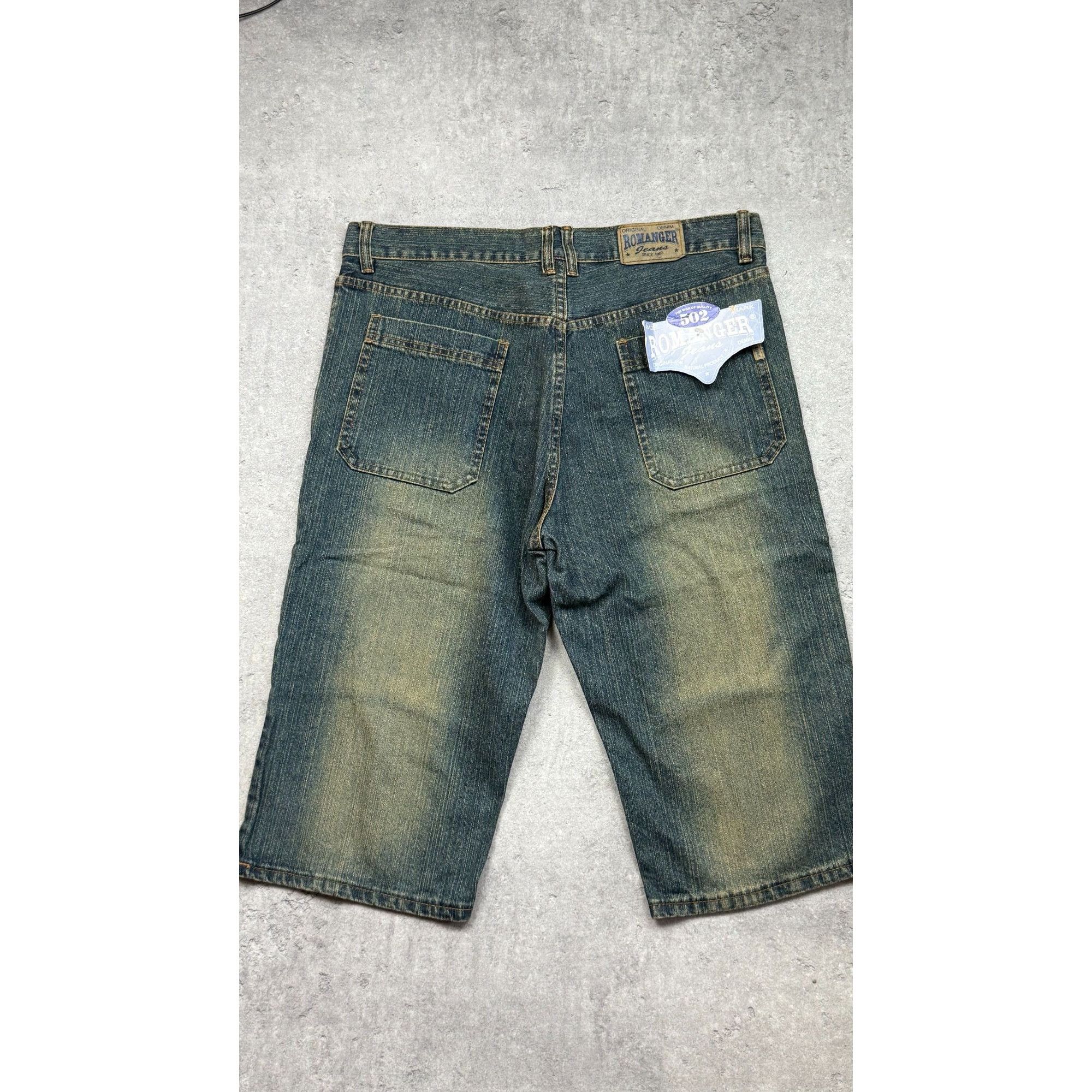 Other Vintage Romanger 502 Denim Jorts – Y2K Baggy Skater Shorts Size US 32 / EU 48 - 1 Thumbnail