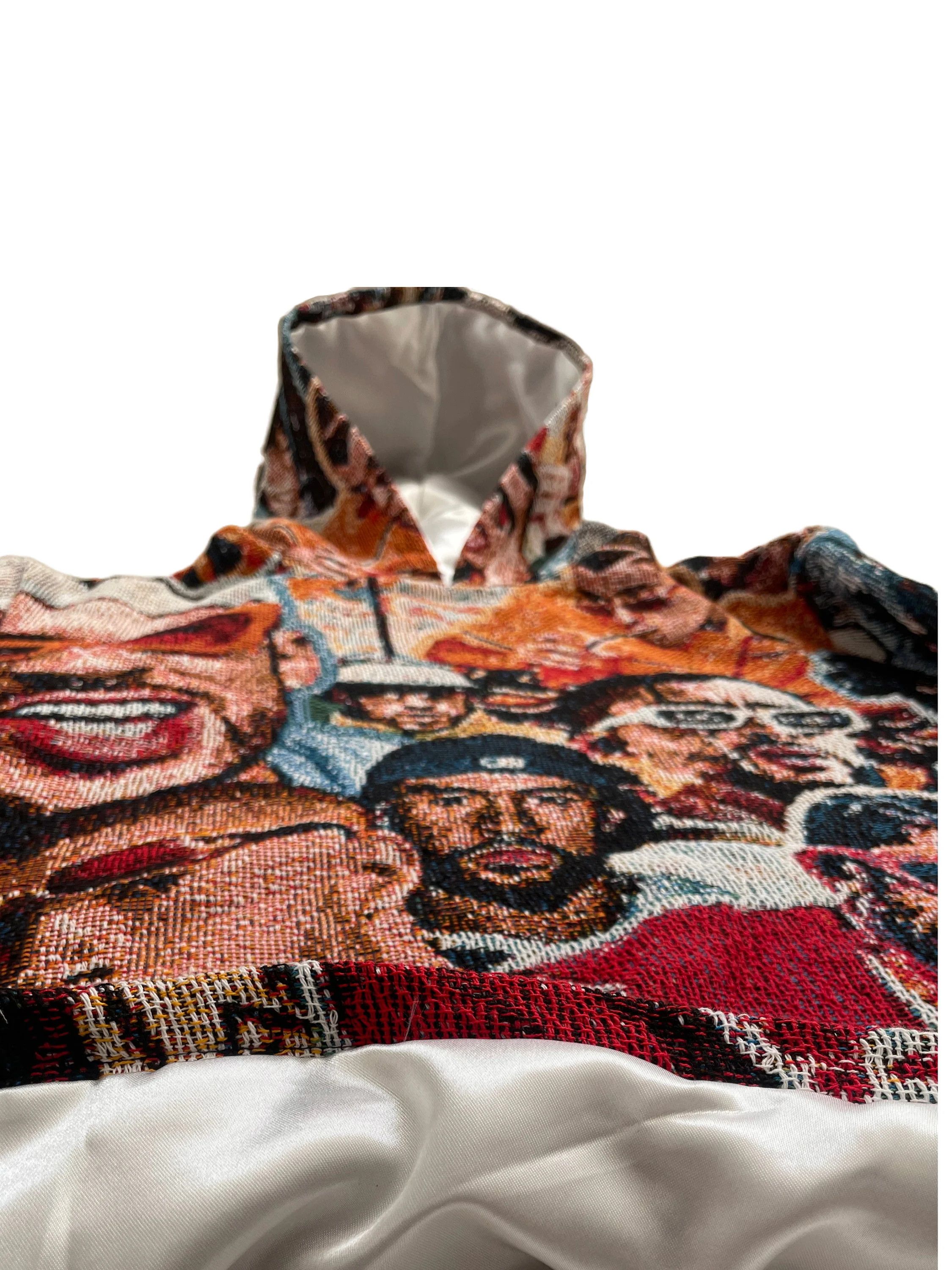Other Silk Lined Bad Bunny Tapestry Hoodie Size S / US 4 / IT 40 - 3 Thumbnail