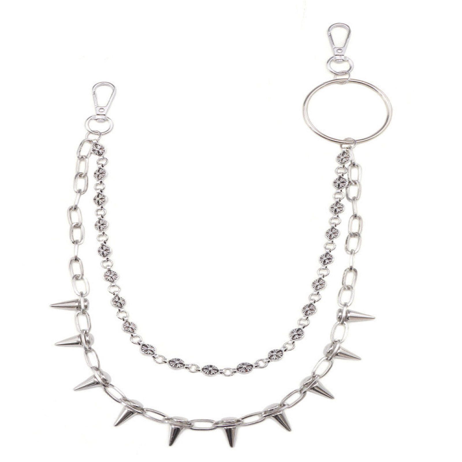 Other Double Layered Silver Wallet Chain Belt Size ONE SIZE - 6 Thumbnail