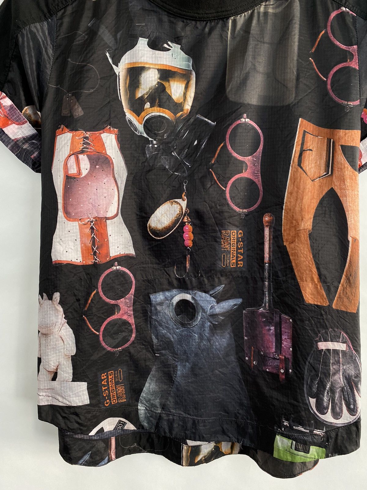 G-Star G Star Raw Nylon BDSM women t-shirt Y2K cw21 hype rare retro Size S / US 4 / IT 40 - 4 Thumbnail