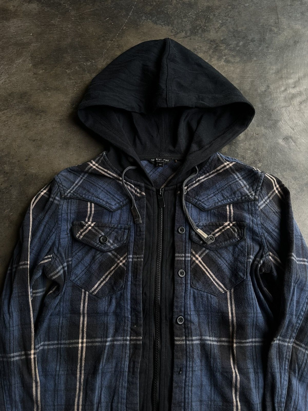 14th Addiction JAPANESE DOUBLE LAYER HOODIE SHIRTS FLANEL VKEI PUNK STYLE Size US S / EU 44-46 / 1 - 3 Thumbnail