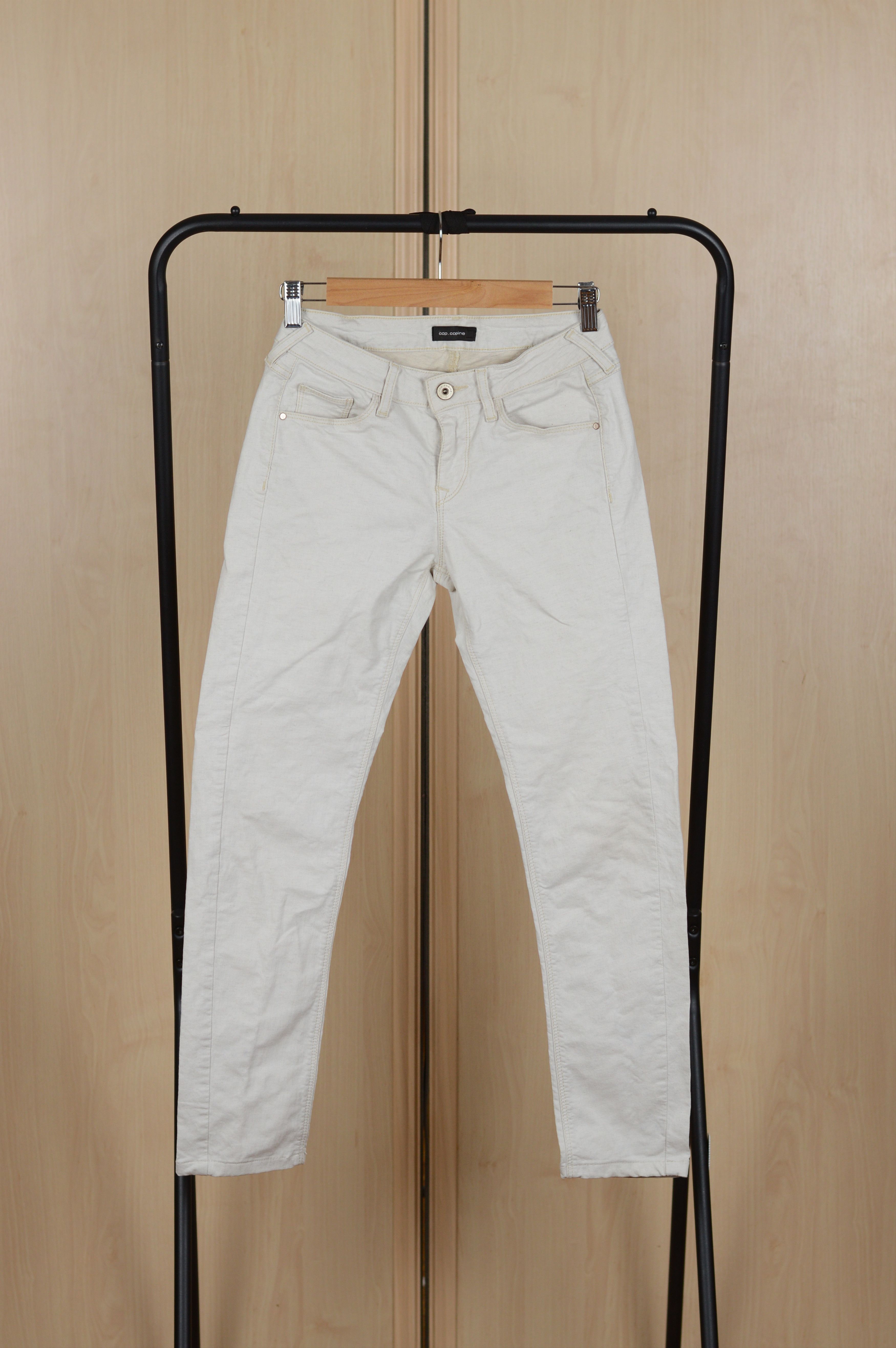 Cop Copine Cop Copine Avant Garde Dirty White Jeans Pant Size 28" / US 6 / IT 42 - 1 Thumbnail