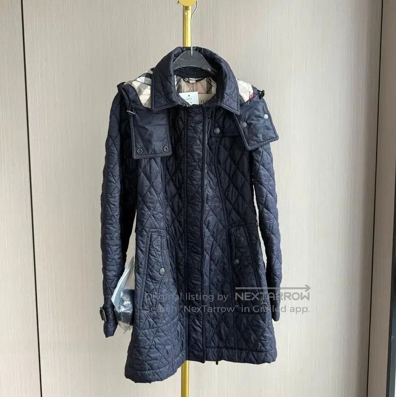 Burberry Burberry Women's Navy Cotton Padded Jacket. Size S / US 4 / IT 40 - 1 Thumbnail