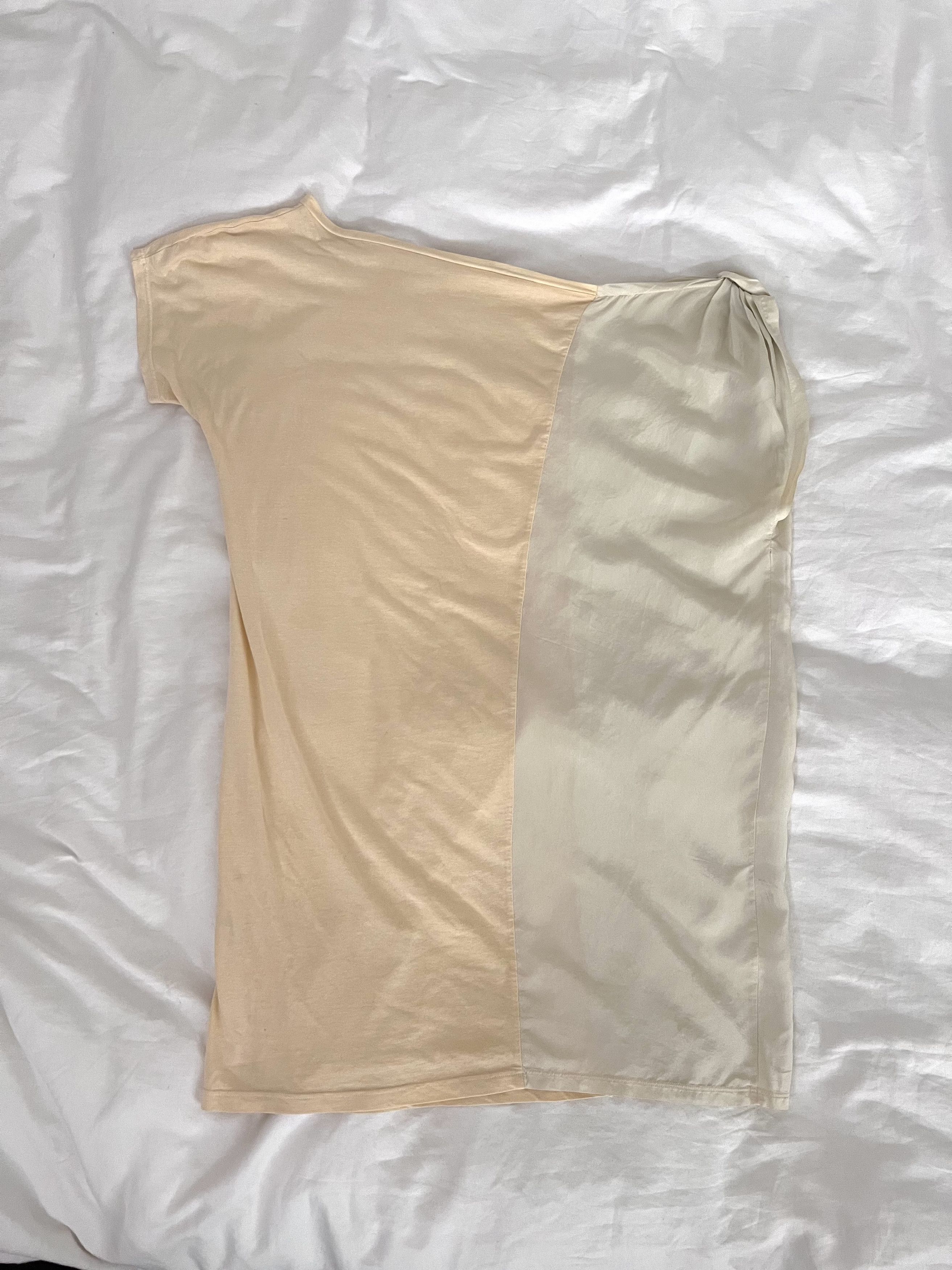 Prada Cream Yellow Silk Cotton Oversized Tank Dress Size XL / US 12-14 / IT 48-50 - 1 Thumbnail