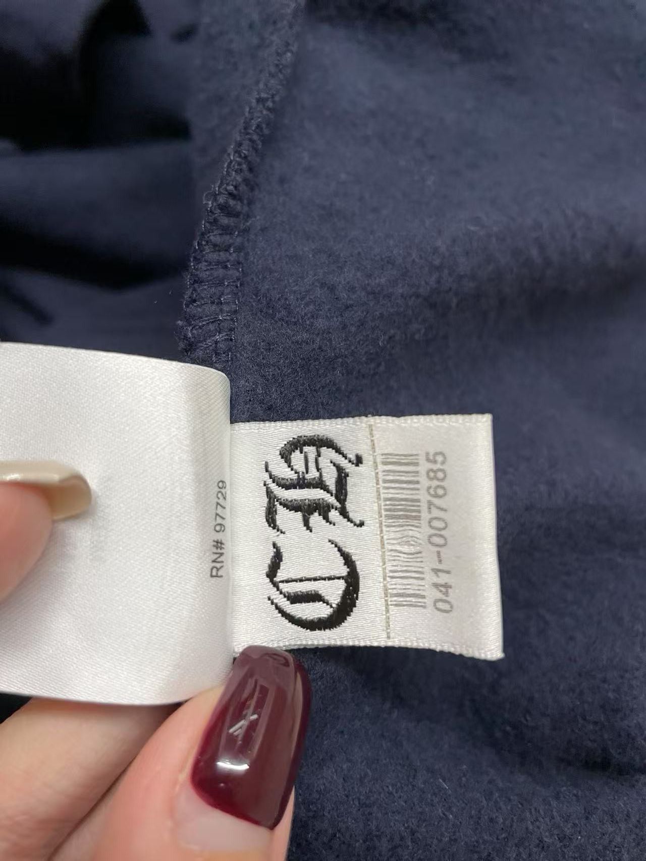 Chrome Hearts Chrome Hearts Navy&Red Horseshoe Floral Sleeve Hoodie Size US M / EU 48-50 / 2 - 13 Thumbnail