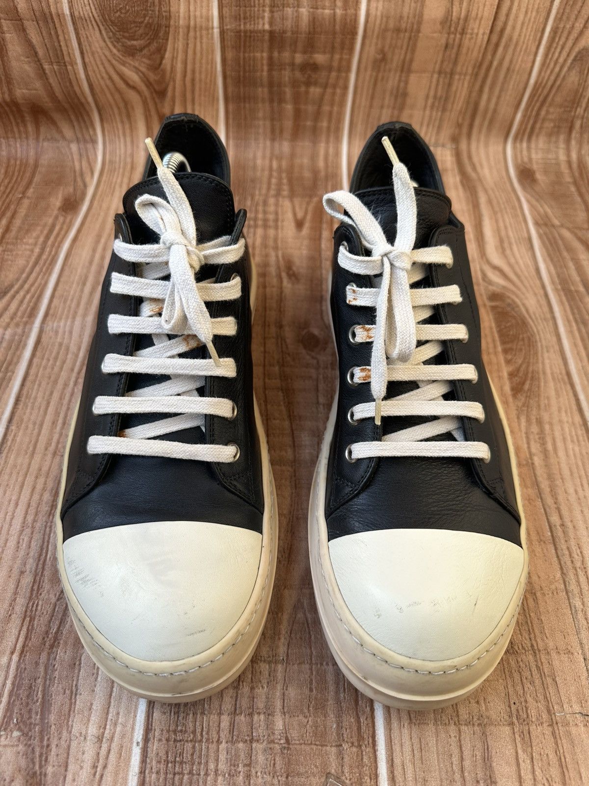 Rick Owens Rick Owens SS16 Leather Mainline Ramones Calf Leather Size US 8.5 / EU 41-42 - 4 Thumbnail