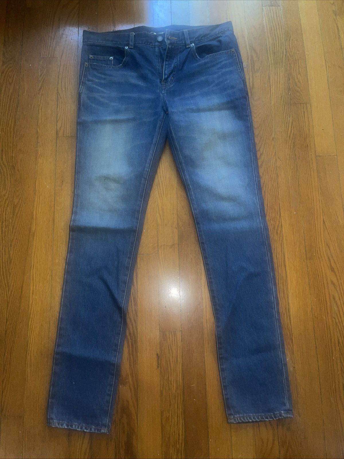 Saint Laurent Paris Saint Laurent Paris D01 Slim Fit Jeans Size US 31 - 1 Thumbnail