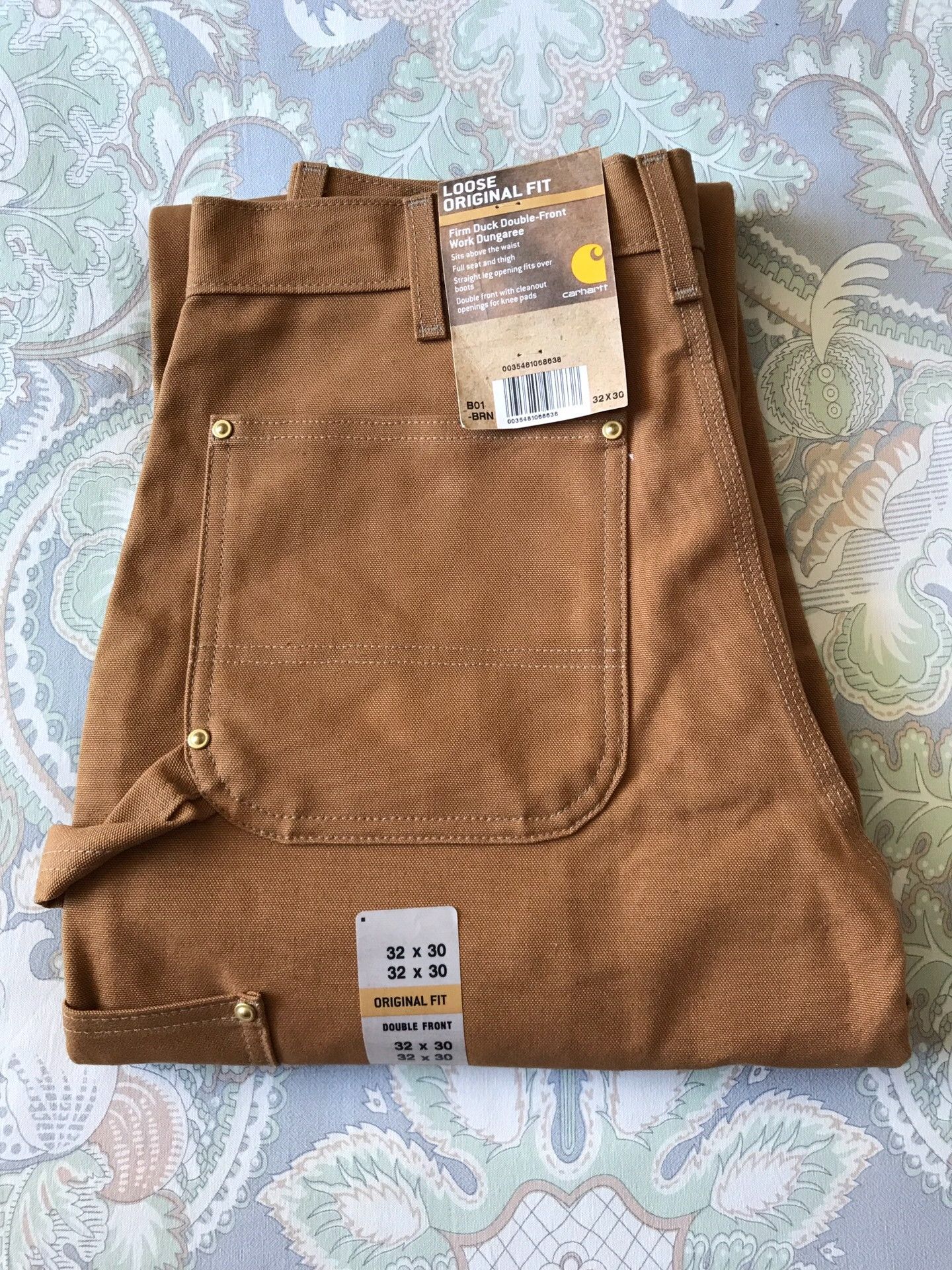 Carhartt Carhartt B01 BRN W32L30 Work Pants Size US 32 / EU 48 - 1 Thumbnail