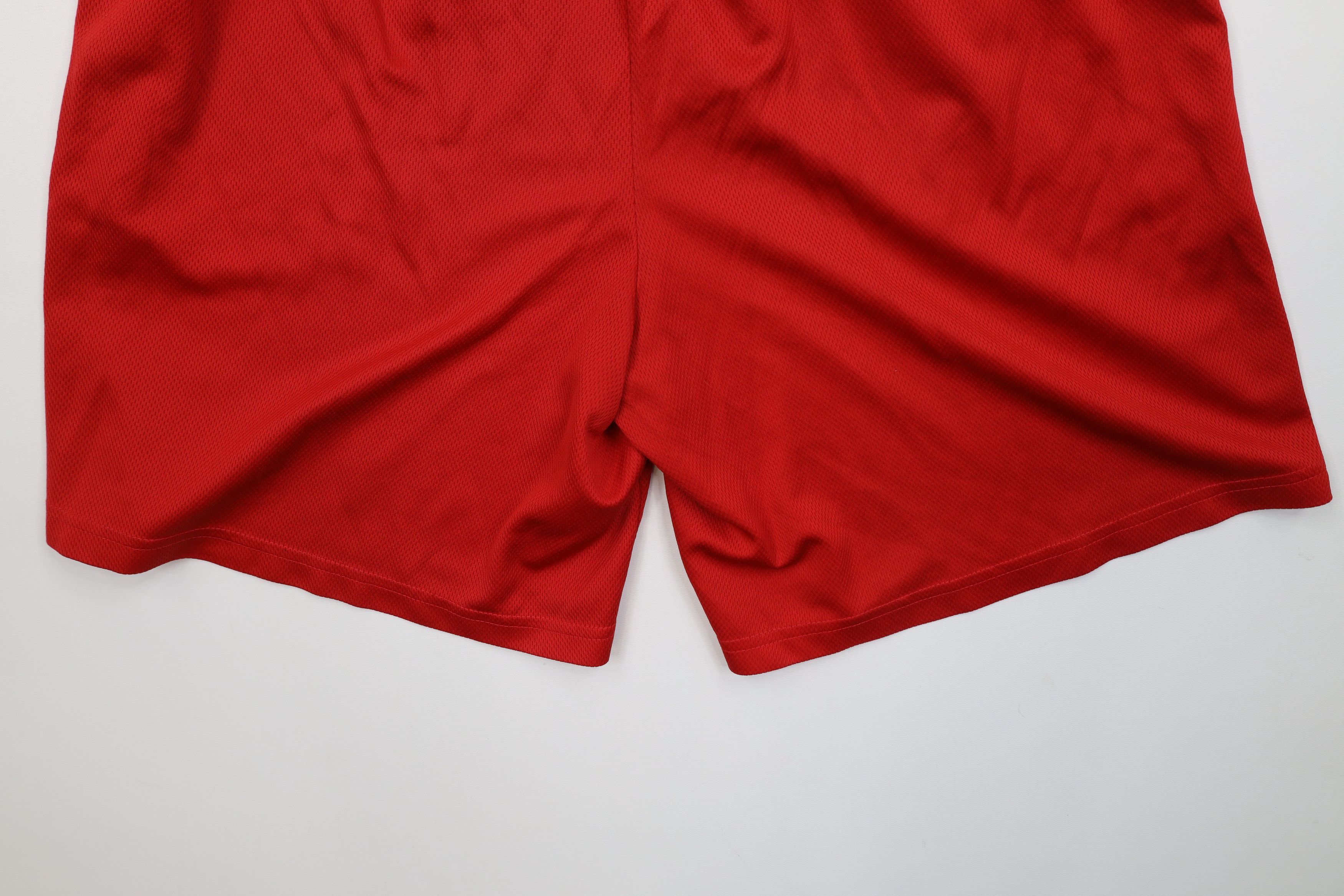 Vintage Vintage Y2K USHL Team Issued Chicago Steel Hockey Shorts Red Size US 32 / EU 48 - 13 Thumbnail