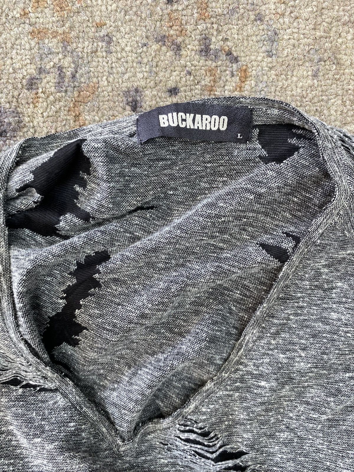 If Six Was Nine undefined distressed longsleeve double layer buckaroo japan Size US M / EU 48-50 / 2 - 10 Thumbnail
