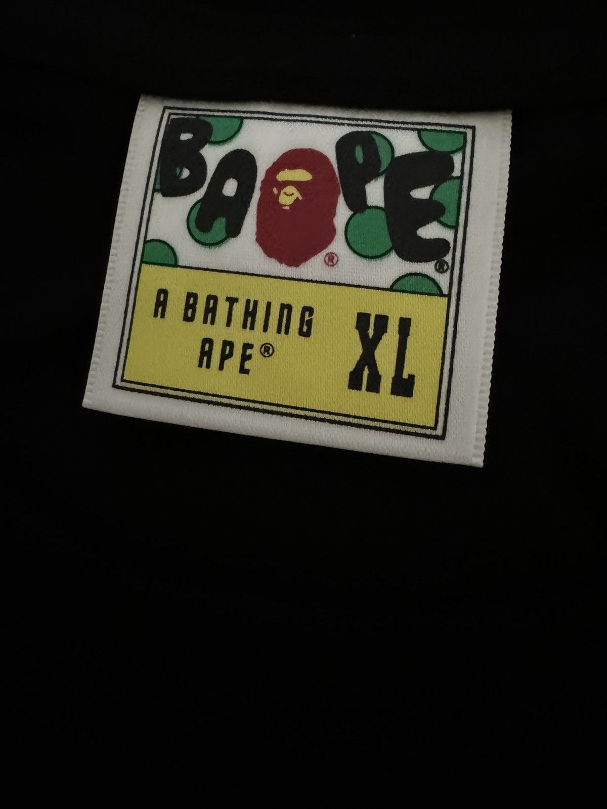 Bape BAPE Check College Tee 'Black Size US XL / EU 56 / 4 - 6 Thumbnail