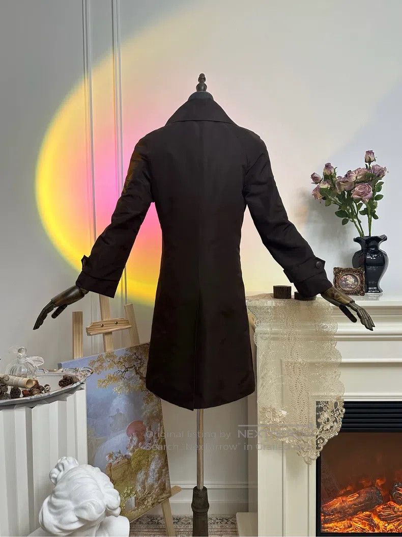 Hermes Hermes 1997FW vintage silk hidden-button mid-length trench Size S / US 4 / IT 40 - 4 Thumbnail