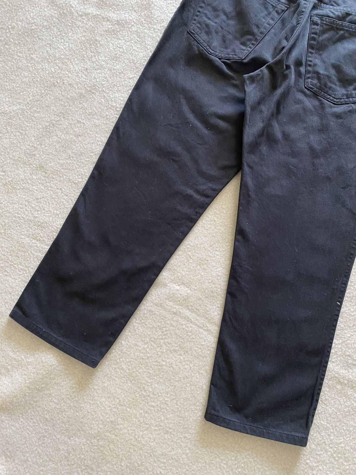 agnes b. Agnes B. Black Trouse Pants Tapered Leg W30 Size 30" / US 8 / IT 44 - 6 Thumbnail