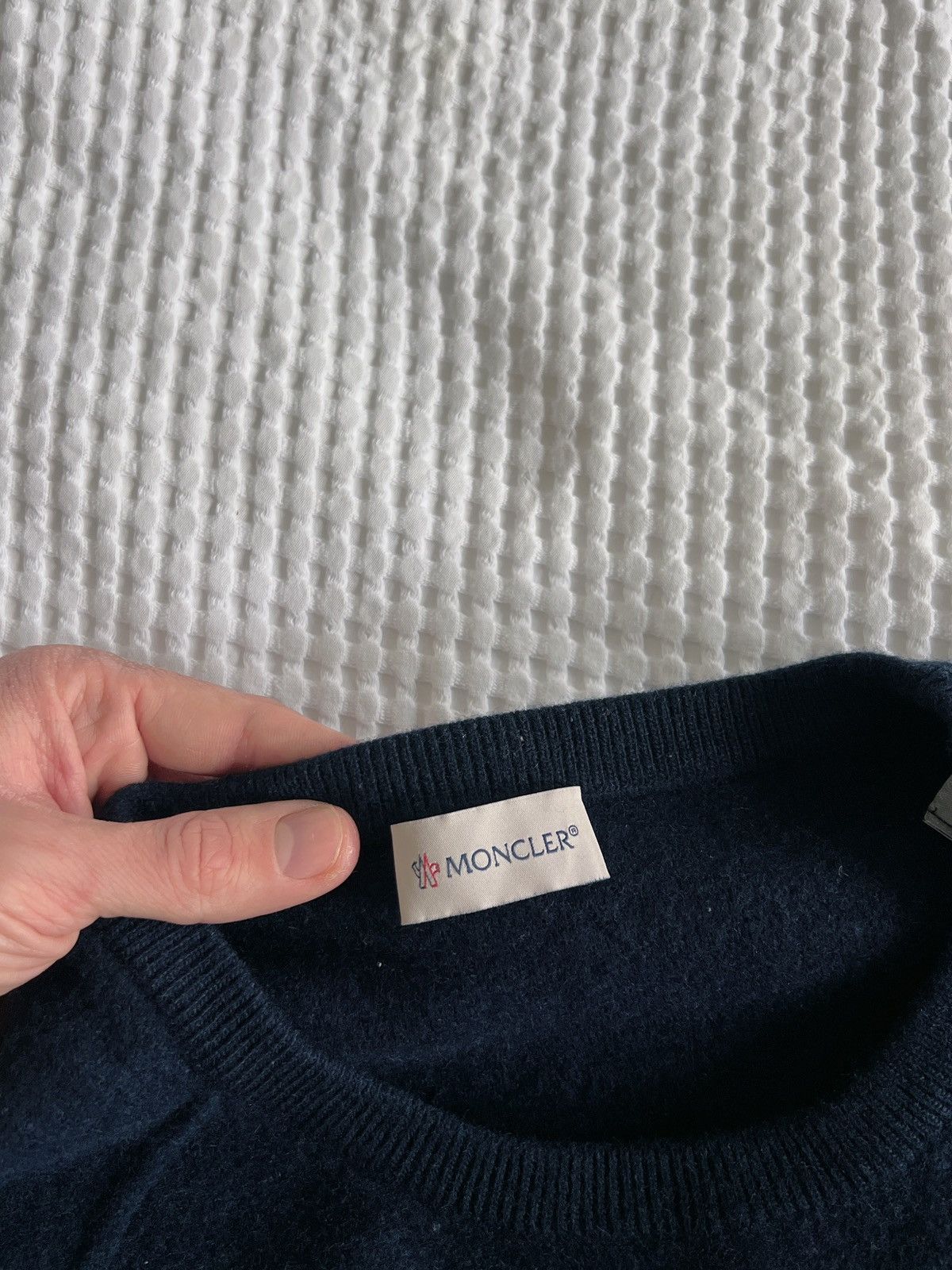 Moncler Moncler Wool Sweater Maglione Tricot Girocollo Size US M / EU 48-50 / 2 - 3 Thumbnail