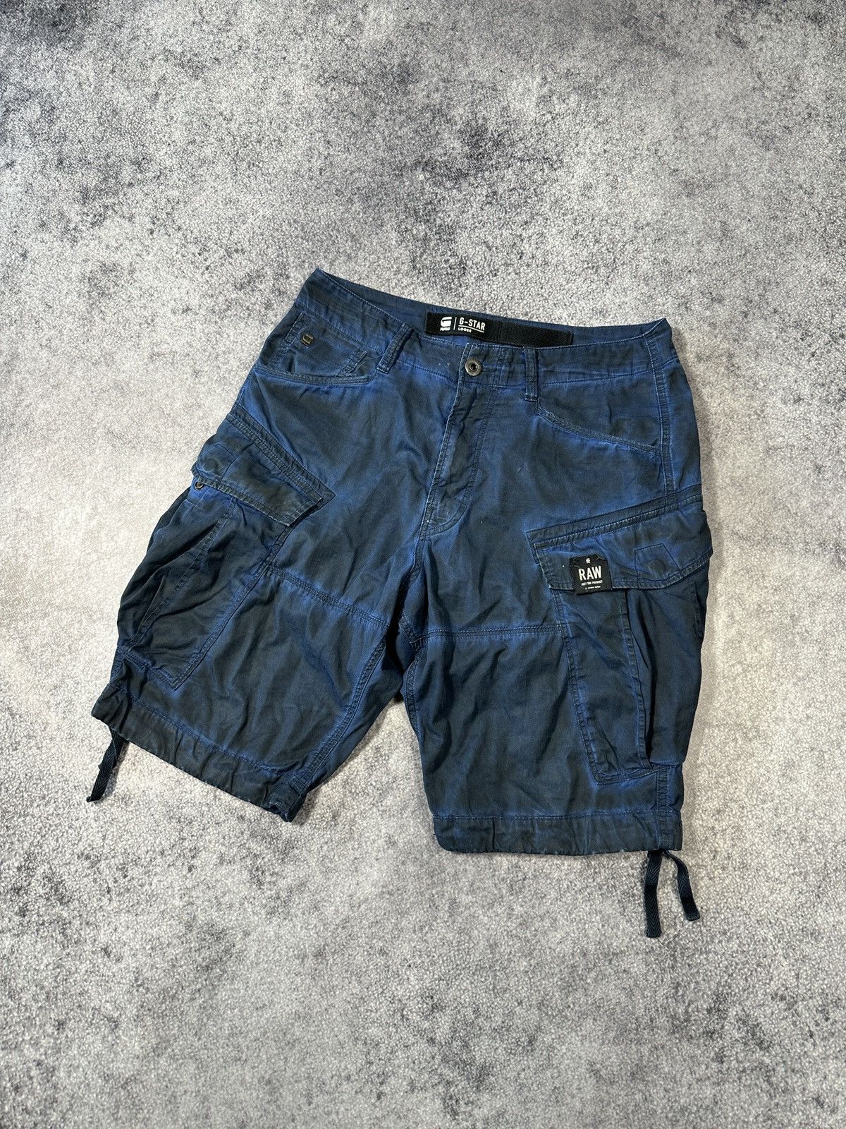 G-Star Y2K G Star Raw Cargo Shorts Streetwear Rare USA S 30 VTg Size US 30 / EU 46 - 1 Thumbnail