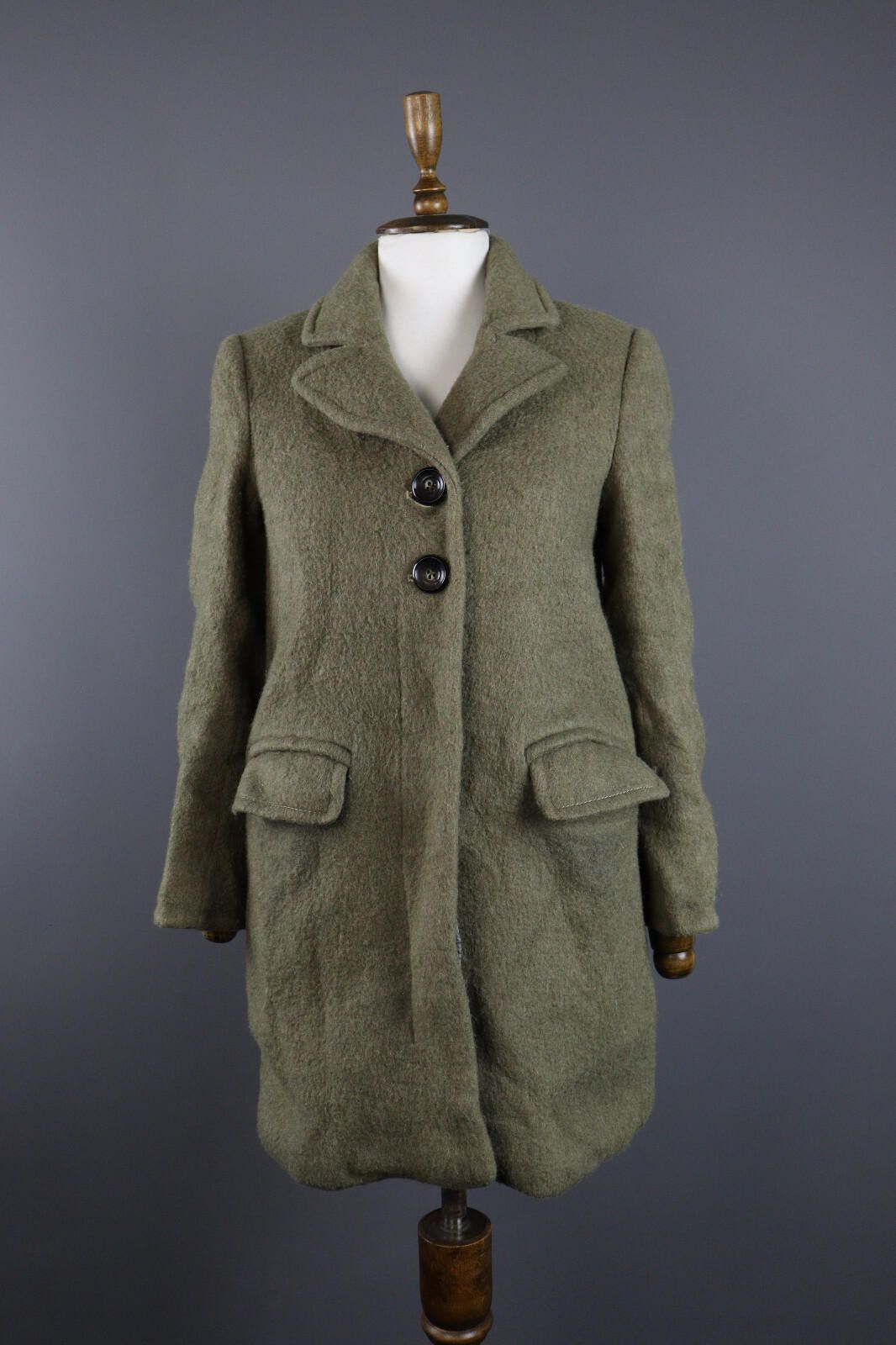 Designer Ladies Max&Co Slim Casual Two Pockets Over Coat Jacket Size M / US 6-8 / IT 42-44 - 1 Thumbnail