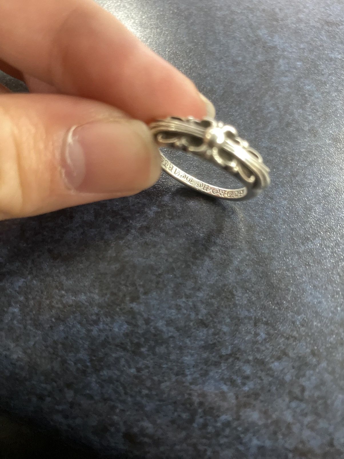 Chrome Hearts Chrome Hearts Baby Classic Floral Cross Ring Size ONE SIZE - 11 Thumbnail