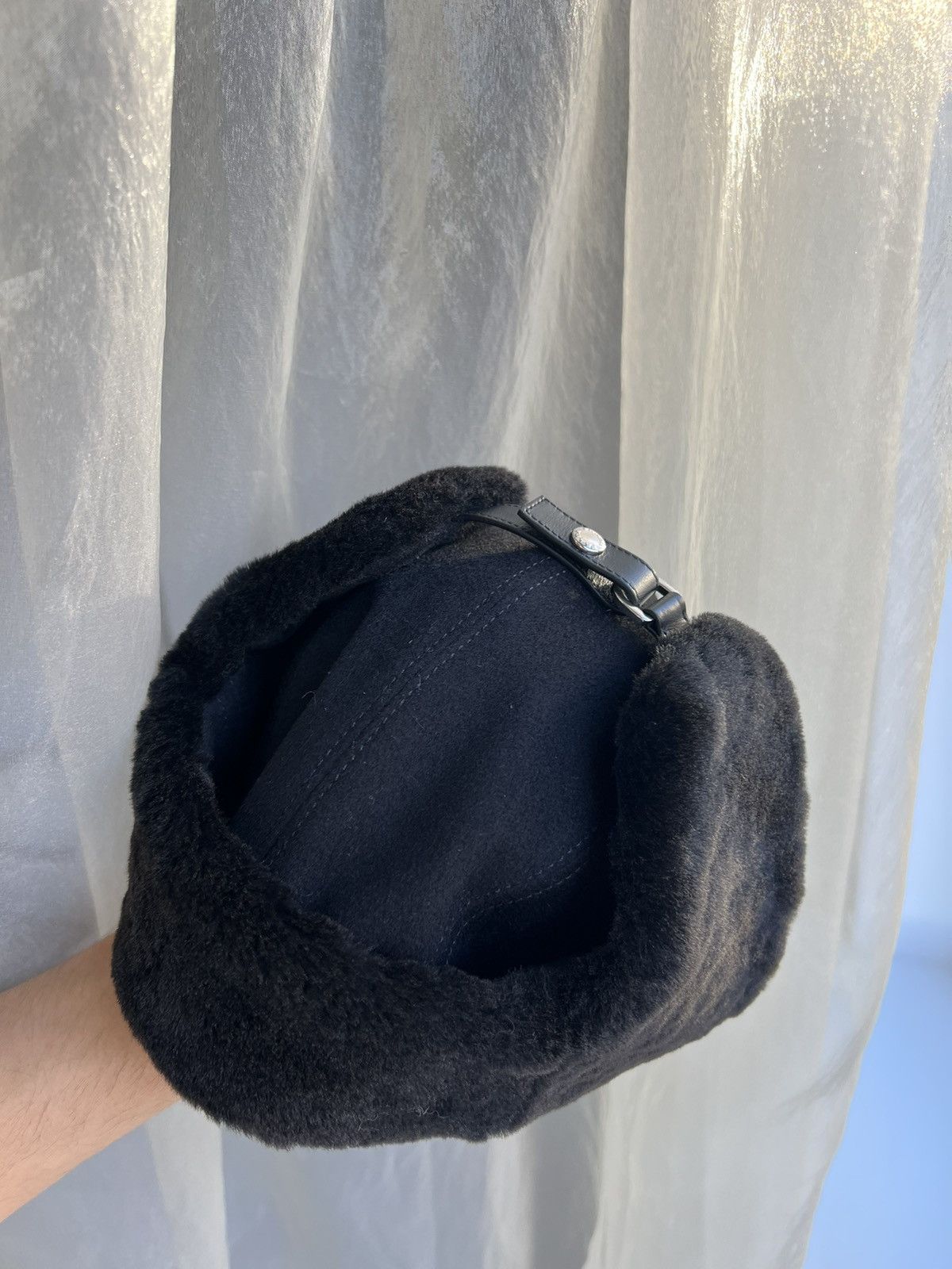 Prada Prada Trapper Wool Fur Hat Size ONE SIZE - 12 Thumbnail