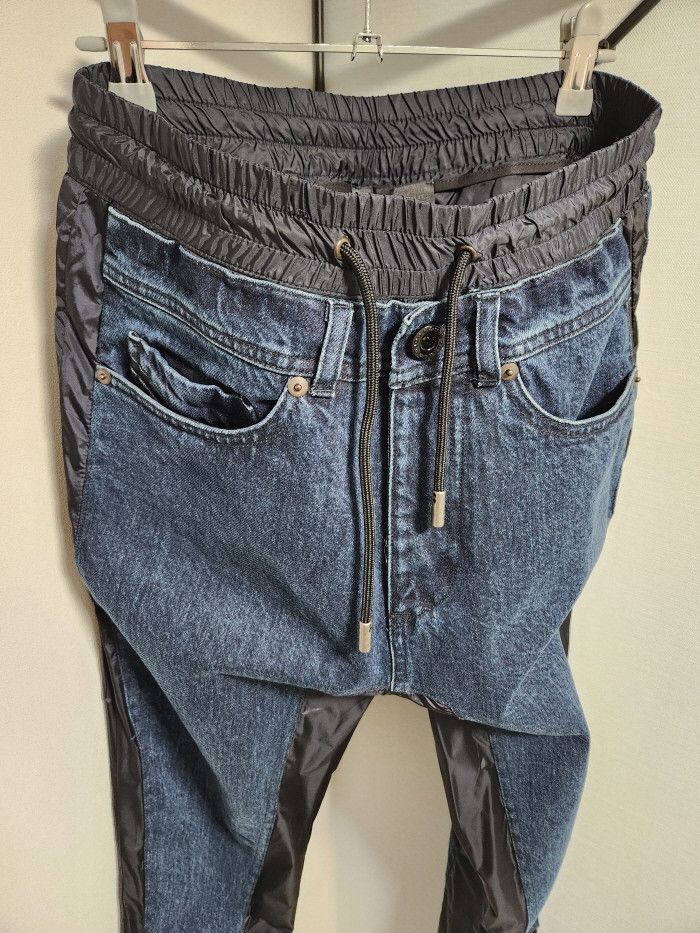 Diesel Black Gold Diesel Black Gold Denim and Nylon pants Size 27" / US 4 / IT 40 - 2 Thumbnail