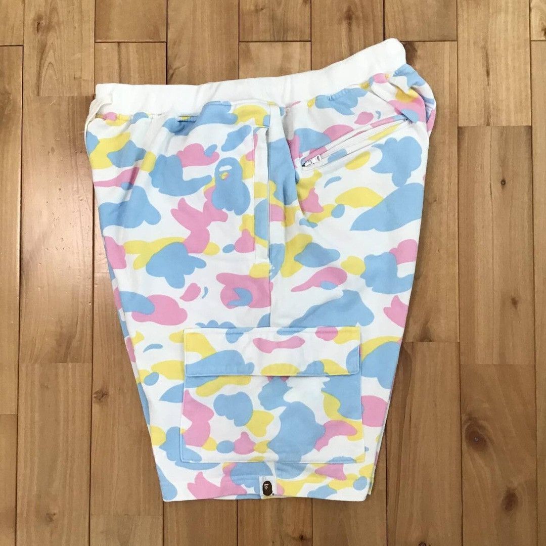 Bape BAPE Multi camo sweat cargo shorts cotton candy camo ★size M Size US 32 / EU 48 - 4 Thumbnail