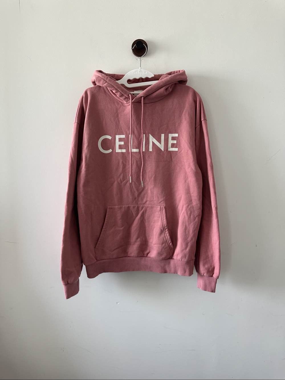 Celine Celine Logo Print Hoodie XS Size XS / US 0-2 / IT 36-38 - 1 Thumbnail