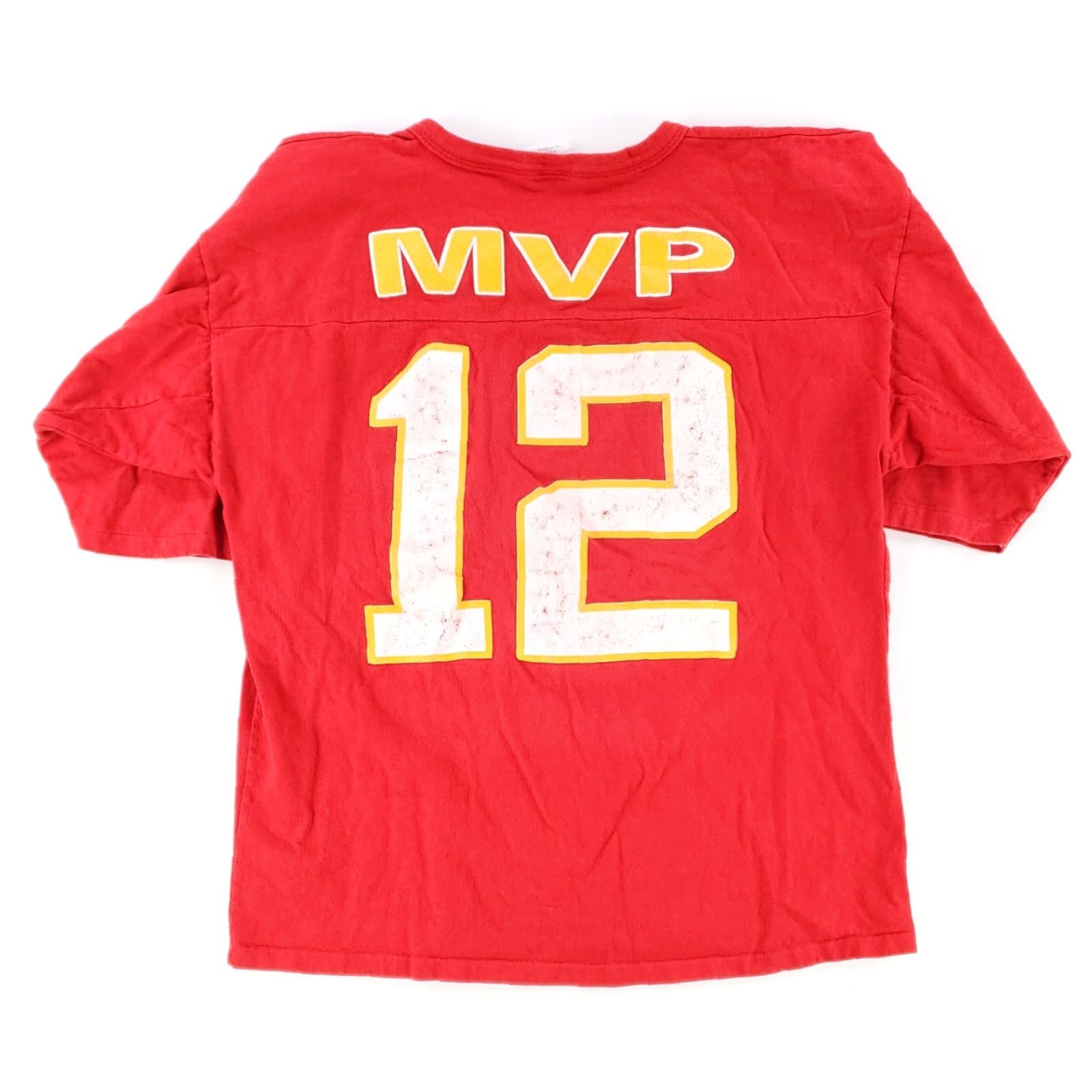 Vintage VINTAGE Kansas City Chiefs Jostens 3/4 Sleeve T Shirt Womens L Red USA 90s Size L / US 10 / IT 46 - 3 Thumbnail