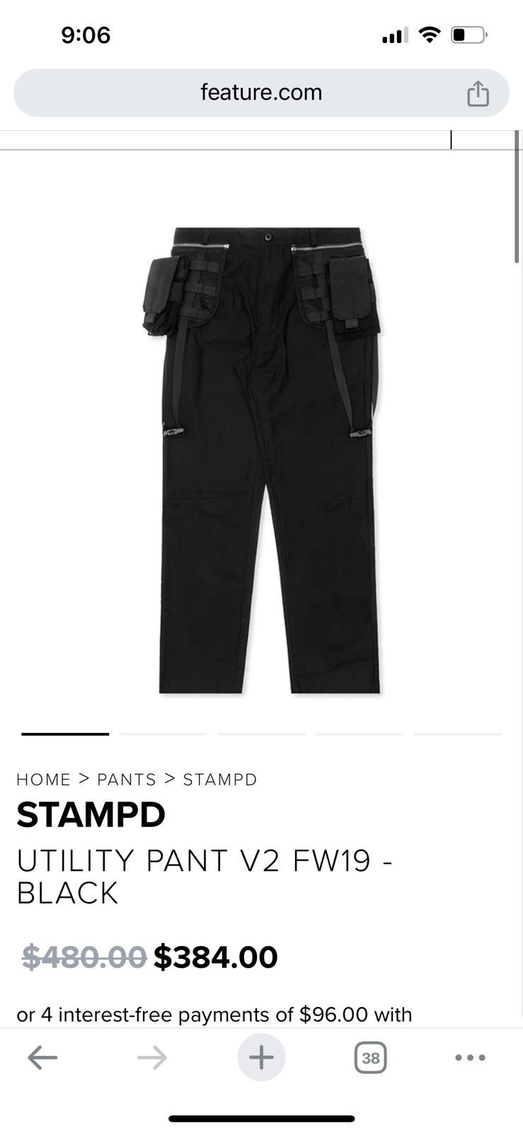 Stampd Multi pocket Utility pants Size US 31 - 2 Thumbnail