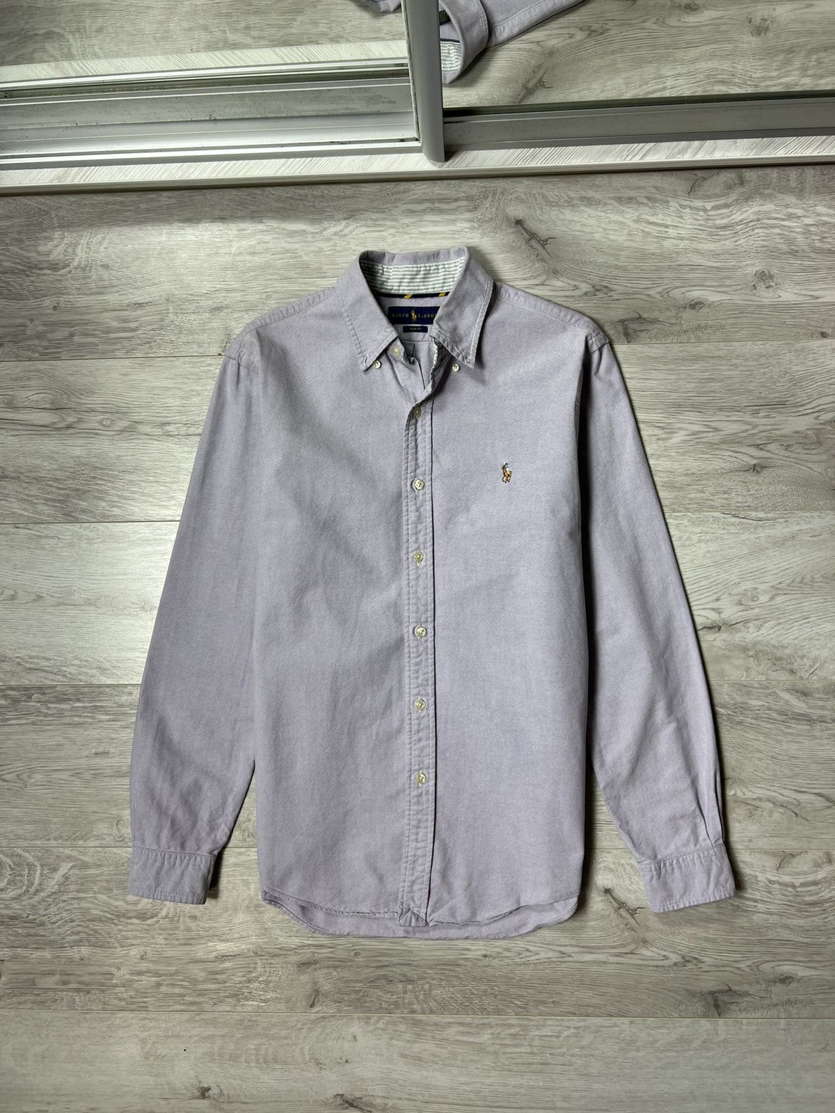 Polo Ralph Lauren Ralph Lauren Purple Button Up Long Sleeve Thick Shirt Size US M / EU 48-50 / 2 - 1 Thumbnail