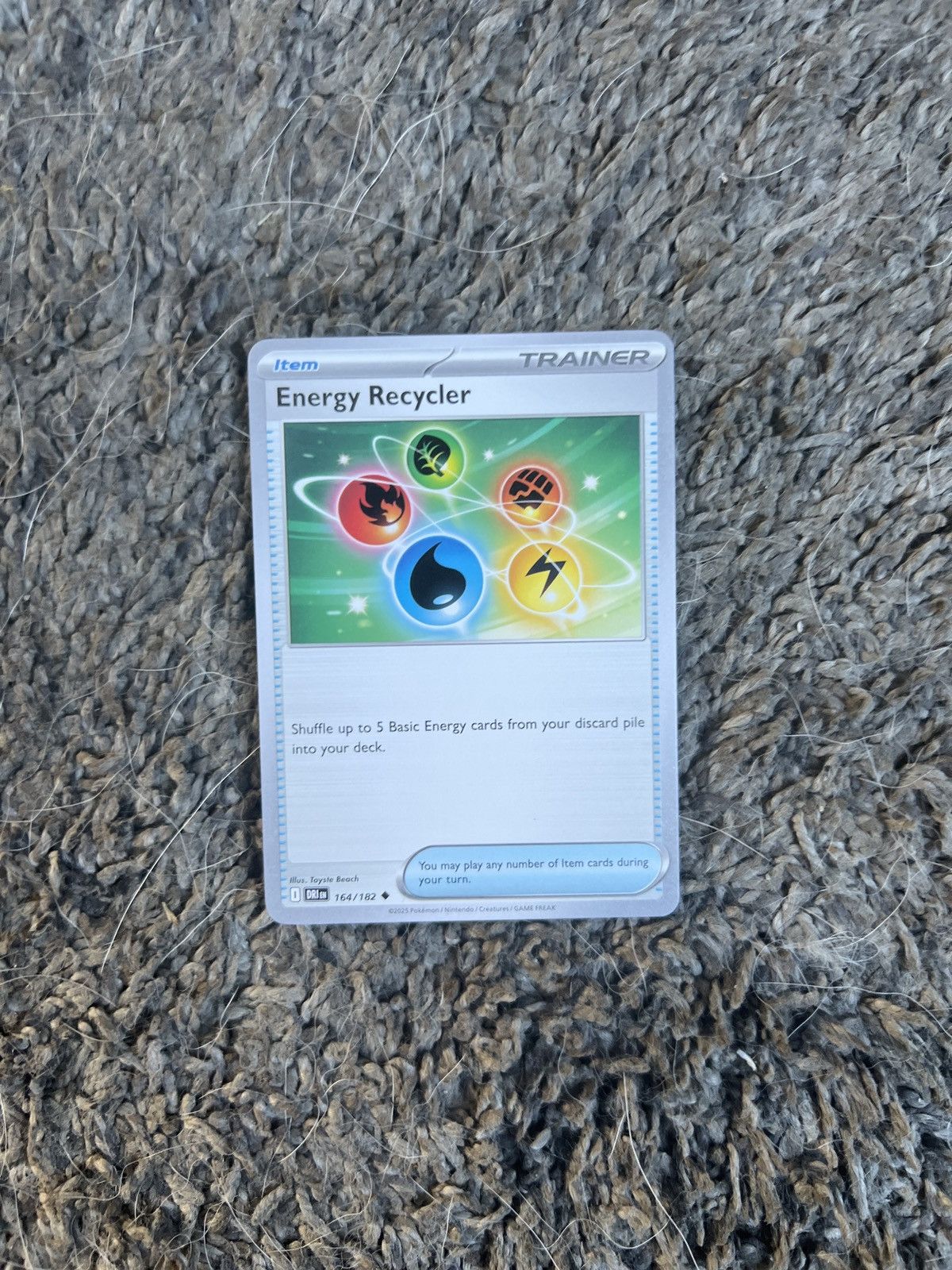 Pokemon 2025 Pokémon Energy Recycler Card Size ONE SIZE - 1 Thumbnail