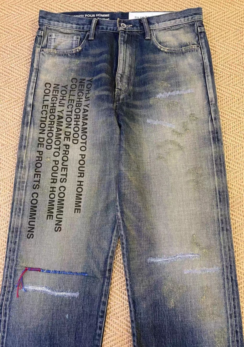 Neighborhood Neighborhood size m Distressed Slashed Washed Jeans Size US 30 / EU 46 - 3 Thumbnail