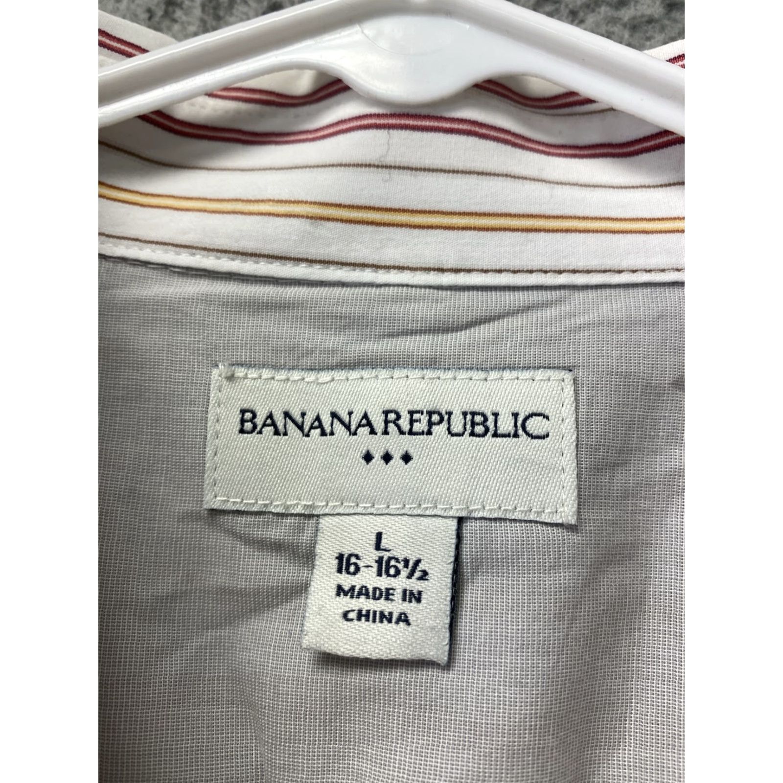 Banana Republic Banana Republic Striped Long Sleeve Button-Up Shirt Adult L Multicolor Casual Mens Size US L / EU 52-54 / 3 - 4 Thumbnail
