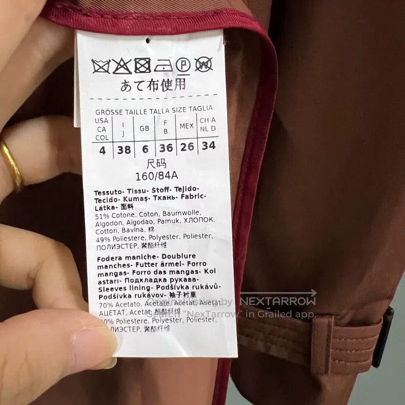 Max Mara Max Mara Oxblood Long Trench Coat Size M / US 6-8 / IT 42-44 - 4 Thumbnail