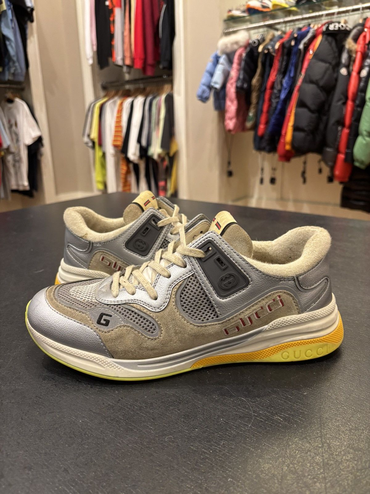 Gucci Gucci Ultrapace ‘Silver Grey’ Size US 9.5 / EU 42-43 - 1 Thumbnail