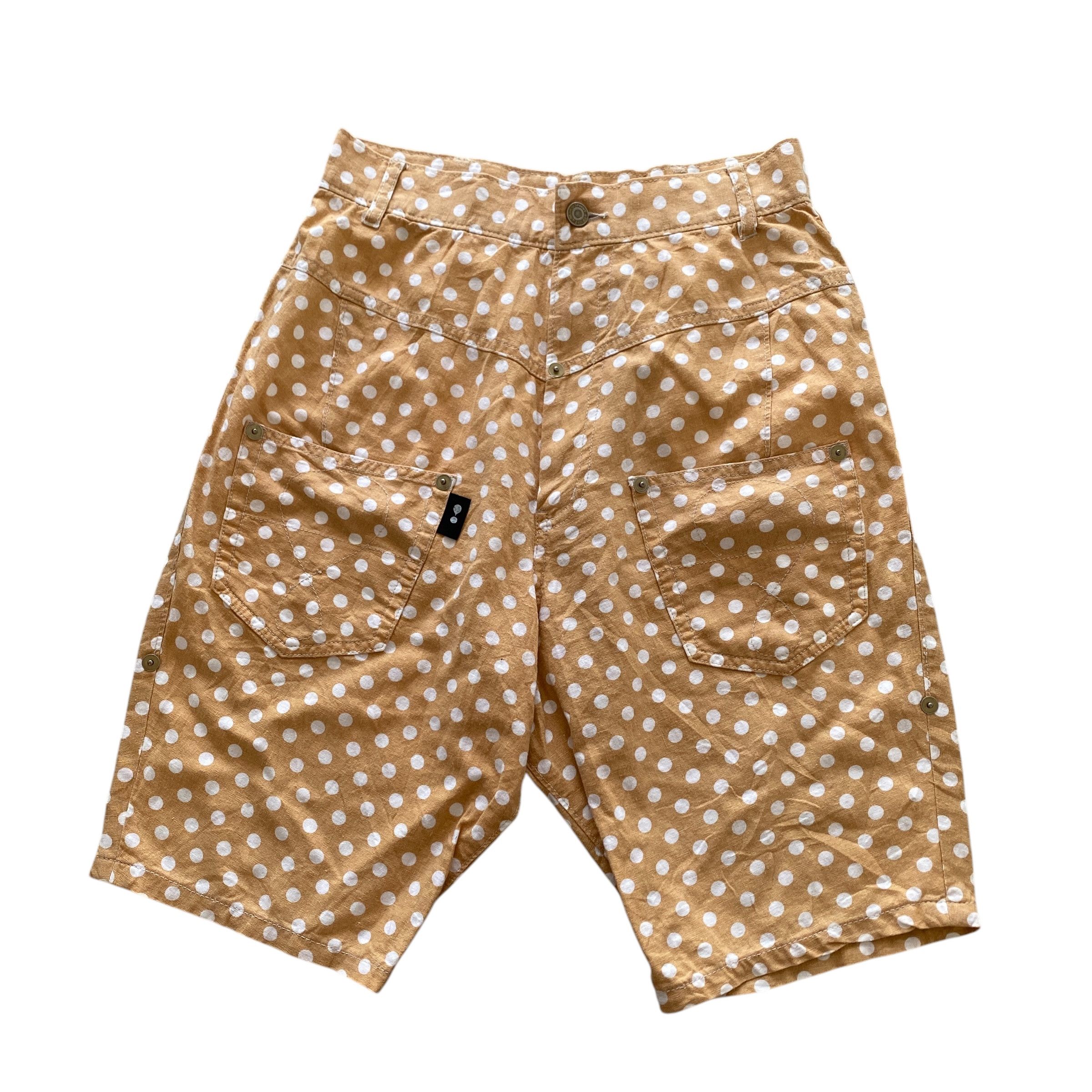 Japanese Brand × mercibeaucoup Vintage Mercibeaucoup by Issey Miyake Polkadot Shorts Pants Size 29" - 1 Thumbnail