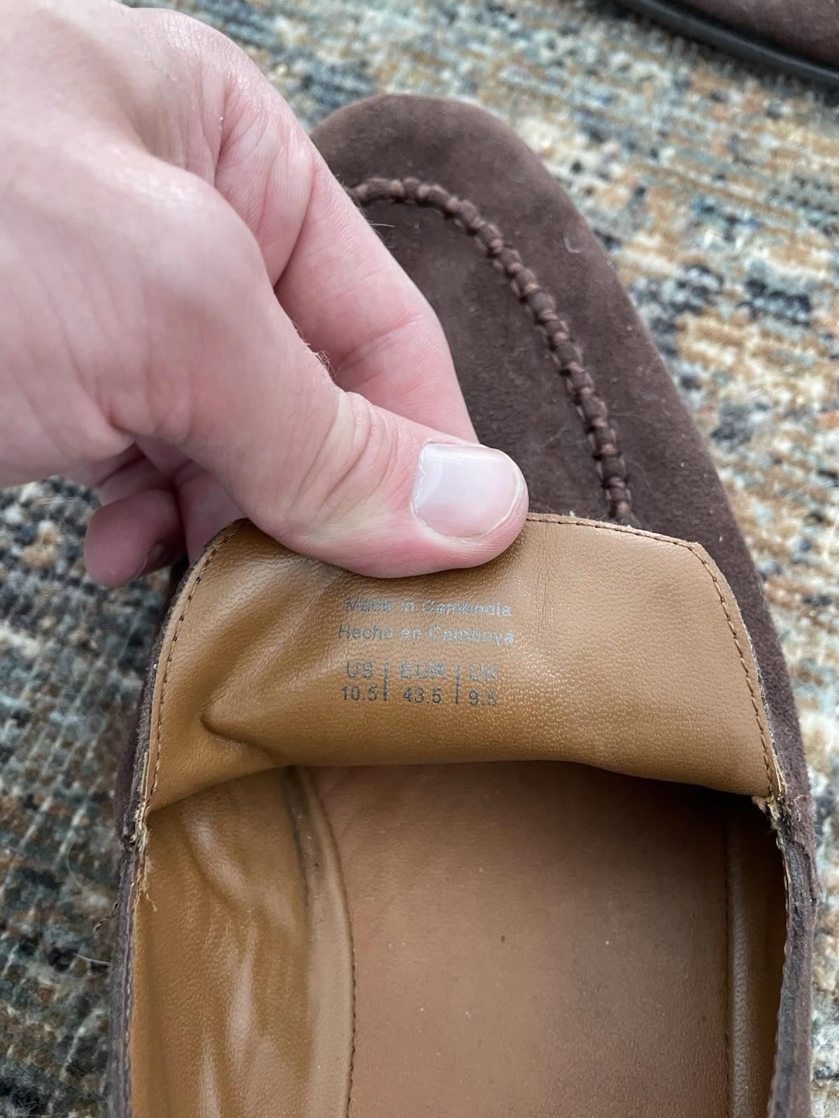 Aldo Aldo men brown suede slip on loafer 11 Size US 11 / EU 44 - 3 Thumbnail
