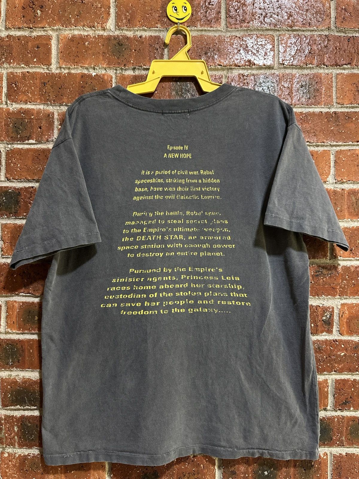 Star Wars Thrashed Vintage Star Wars A New Hope Faded Tee Size US XL / EU 56 / 4 - 8 Thumbnail