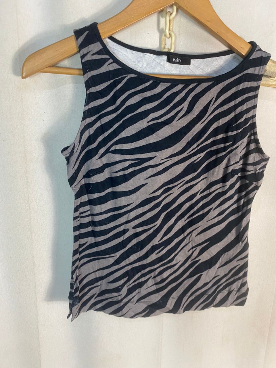 Yohji Yamamoto Ined tiger stripe tanktop shirt Size S / US 4 / IT 40 - 3 Thumbnail